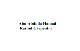 Abu Abdulla Hamad Rashid Carpentry